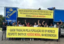 Ato do STIU-DF denuncia pressão e assédio após resultado da PLR 2025 na Neoenergia Brasília