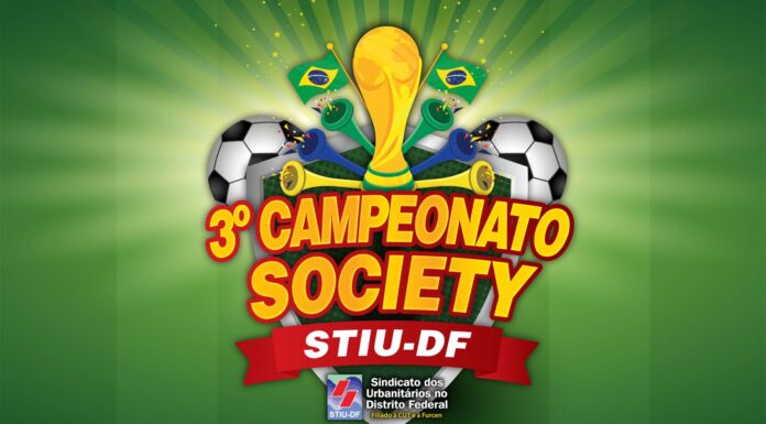 Terceira edição do Campeonato Society do STIU-DF começa neste domingo (19) com 10 equipes