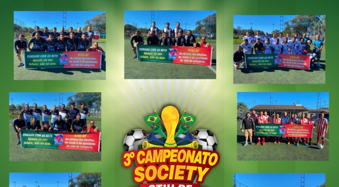 3º Campeonato Society do STIU-DF começa com goleadas e integração entre a categoria